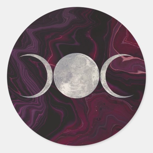 ムーン魔法シール ラウンドシール (正面)