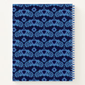 ムーン魔法スターズハート天的なラブネーム ノートブック (裏面)