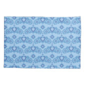 ムーン魔法スターズハート天空ライトブルー 枕カバー (裏面)