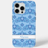 ムーン魔法スターハート天空ラブライトブルー Case-Mate iPhoneケース (裏面)