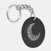 ムーン・アラビア文字 キーホルダー (正面左)