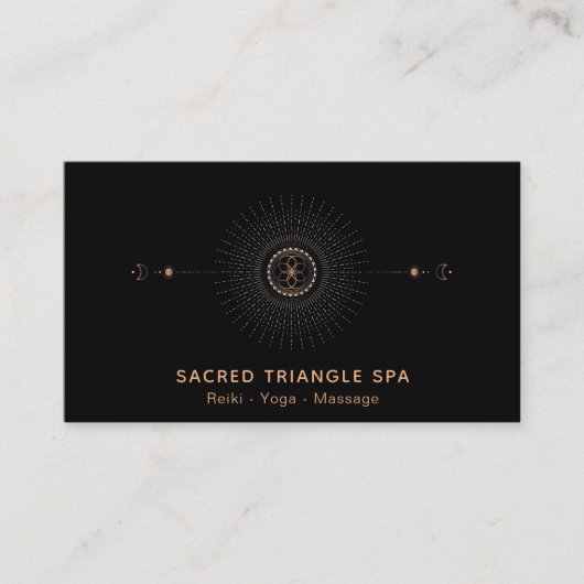 *~*ムーン·アルケミー·シャーマン聖地曼荼羅 名刺 (正面)