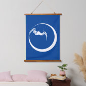 ムーン・アンド・バット 吊り下げ型タペストリー (寝室)