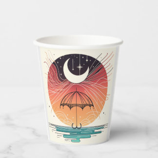 ムーン&アンブレラスルアルボホーライン 紙コップ