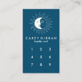 ムーン&サンシックエレガントラインスケッチカスタム ロイヤリティカード (正面)