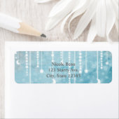 ムーン&スターズシテリア招待状住所 シール (インサイチュ)