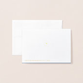 ムーン&スターズノートカードセット 箔カード (裏面封筒付き)