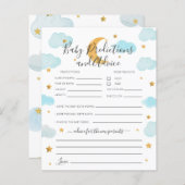 ムーン&スターズブルーベビー予測とアドバイス (正面/裏面)