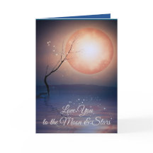 ムーン&スターズラブユアンロマンチックな折り畳み