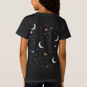 ムーン&スターズ ミニマリスト女子 Tシャツ (裏面)