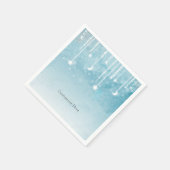 ムーン＆スターズ 天体ベビーシャワーパーティー スタンダードカクテルナプキン (角)