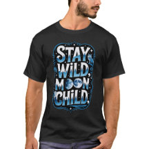 ムーン チャイルド ウルフ セレスチャル Tシャツ
