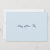 ムーン&バックマザーのデイカード カード (裏面)