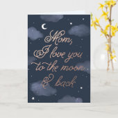 ムーン&バックマザーのデイカード カード (黄色い花)