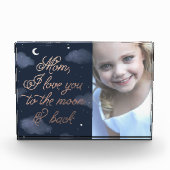 ムーン&バックマザーズデイフォトプリント フォトブロック (正面)