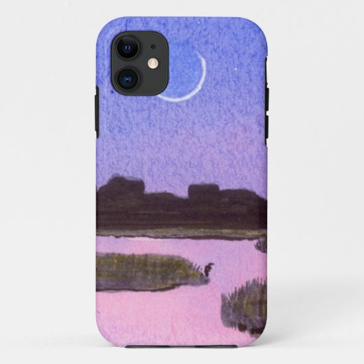 ムーン&ヘロン Case-Mate iPhoneケース (裏面)