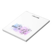 *~*ムーン·ボホグラデーションーが引力の法則を表明 ノートパッド (回転)