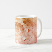 ムーン·マグのフェーズ コーヒーマグカップ (正面右)