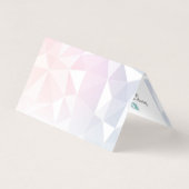 ムーン&多肉質パステルミスティックボホサンキューカード (裏面)