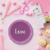 ムーヴとパープル ペーパープレート (パーティー)