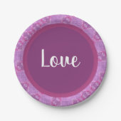 ムーヴとパープル ペーパープレート (正面)