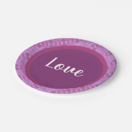 ムーヴとパープル ペーパープレート