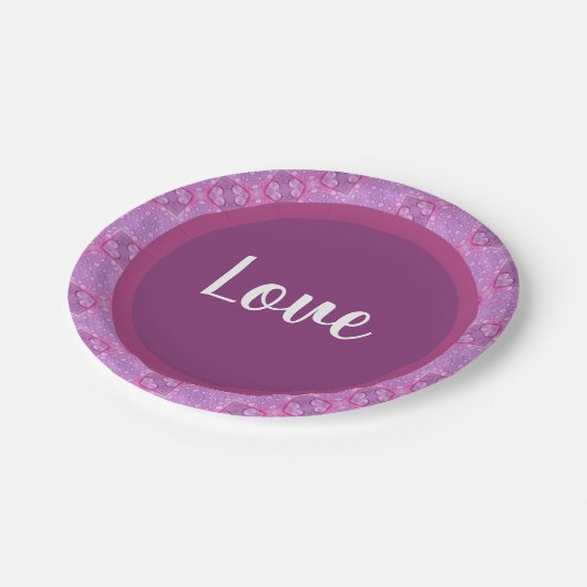 ムーヴとパープル ペーパープレート (アングル)