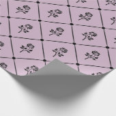 ムーヴアンティーク優美華美バラパターン ラッピングペーパー (角)