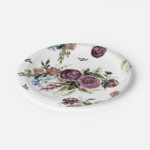 ムーヴアンドオリーブヴィンテージフローラ紙プレート ペーパープレート (アングル)