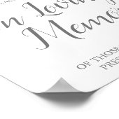 ムーヴウォーターバラフローラ結婚の記念碑 ポスター (角)