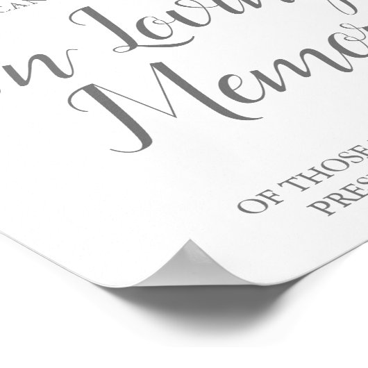 ムーヴウォーターバラフローラ結婚の記念碑 ポスター (角)