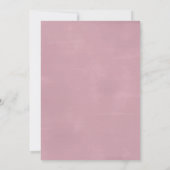 ムーヴウォーター色バラフローラブライダルシャワー 招待状 (裏面)