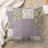 ムーヴェのユリフェイクー・オブ・ザ・バレーパッチワーク クッション (ブランケット)