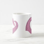 ムーヴハートドラゴンを白に コーヒーマグカップ (中央)