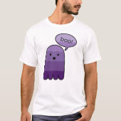 ムーヴパープルブー幽霊ハロウィーン Tシャツ (正面)