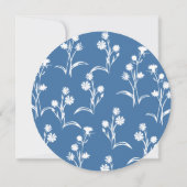 ムーヴピンクネイビーブルーバルミツワー招待状 招待状 (裏面)