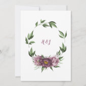 ムーヴピンクペオニーズグリーンリー披露宴のみ 招待状 (裏面)