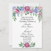 ムーヴブループオーニー結婚ズフローラ 招待状 (正面)