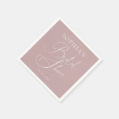 ムーヴミニマルエレガントブライダルシャワー スタンダードカクテルナプキン (角)
