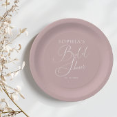 ムーヴミニマルブライダルシャワー ペーパープレート