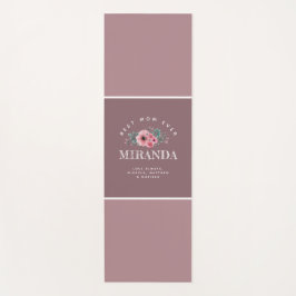 ムーヴモノグラム最高のマーエバーパーソナライズされたヨガマット ヨガマット