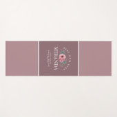 ムーヴモノグラム最高のマーエバーパーソナライズされたヨガマット ヨガマット (正面(横))