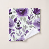 ムーヴリッチパープルトレンディーミント バスタオルセット (ウォッシュタオル)