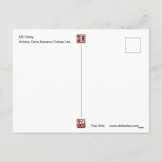 ムー祭壇はがき シーズンポストカード (裏面)