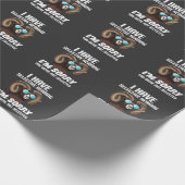 ムー笑わされるフロン皮肉サングラスの失礼ユーモア ラッピングペーパー (角)