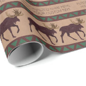 ムー素朴スのフェイク革のような大事な行事 ラッピングペーパー (ロールコーナー)