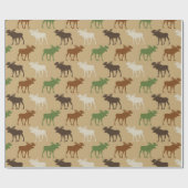 ムー素朴スパターン ラッピングペーパー (フラット)