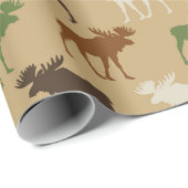 ムー素朴スパターン ラッピングペーパー (ロールコーナー)