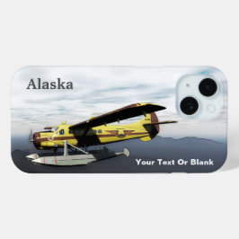 ムー飛んでいるス航空デハヴィランドDH3-C iPhone 15ケース