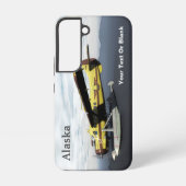 ムー飛んでいるス航空デハヴィランドDH3-C SAMSUNG GALAXYケース (裏面)